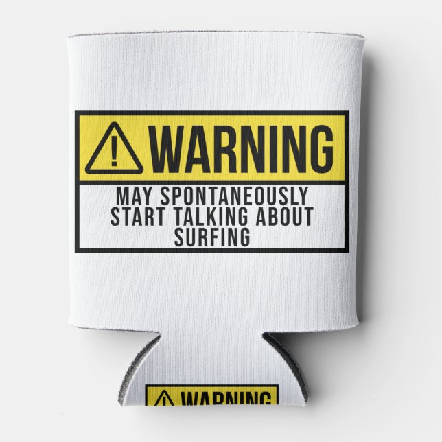 Rafraîchisseur Pour Canette Cadeau de surf - Surfer Lover (Devant)