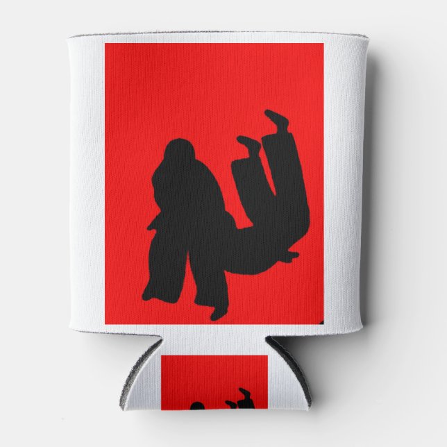 Rafraîchisseur Pour Canette cadeau Judo (Devant)