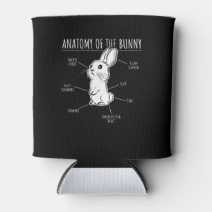 Rafraîchisseur Pour Canette Cadeau lapin Anatomie De Lapin Mignonne Rabbit Am