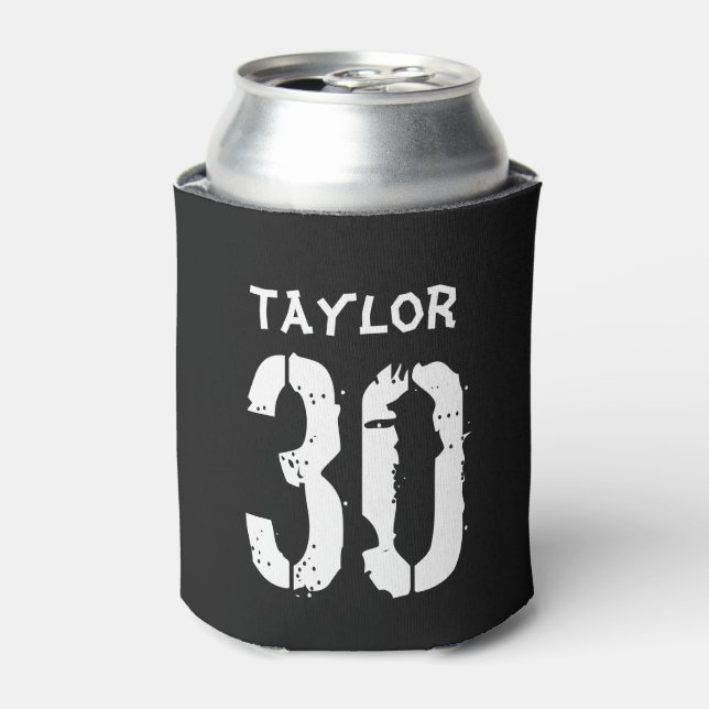 Rafraîchisseur Pour Canette Cadeau personnalisé 30e anniversaire Gag Can Coole (Can devant)