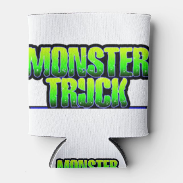 Rafraîchisseur Pour Canette camion monstre, camions monstre, confiture monstre (Devant)