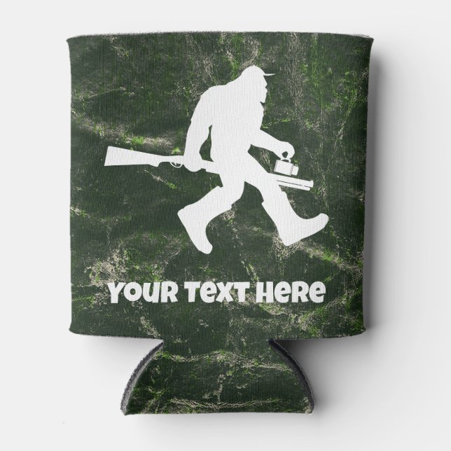 Rafraîchisseur Pour Canette Camouflage personnalisé Sasquatch Bigfoot Can Cool (Devant)