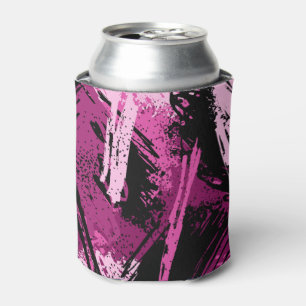 Rafraîchisseur Pour Canette Camouflage rose et noir