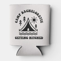 Camping Bachelorette Bridesmaid Can Cooler