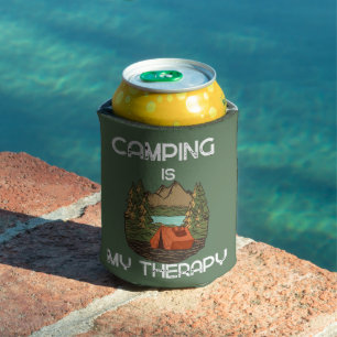 Rafraîchisseur Pour Canette Camping Est Ma Thérapie Amateurs De Camping
