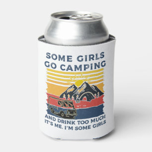 Rafraîchisseur Pour Canette Camping Fille Drôle Cadeaux