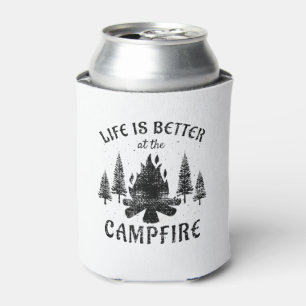 Rafraîchisseur Pour Canette Camping - La Vie Est Meilleure Par Le Feu De Campa