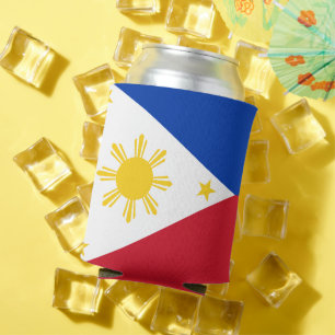 Rafraîchisseur Pour Canette Can Cooler avec drapeau des Philippines
