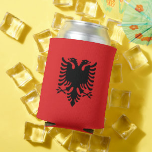 Rafraîchisseur Pour Canette Can Cooler avec le drapeau de l'Albanie