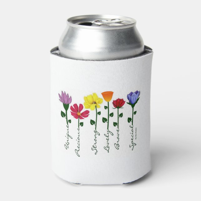 Rafraîchisseur Pour Canette Can Cooler - Fleur sauvage n'Words (Can devant)