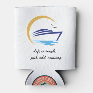 Rafraîchisseur Pour Canette Can cooler: Life Is Simple - Just Add Cruising