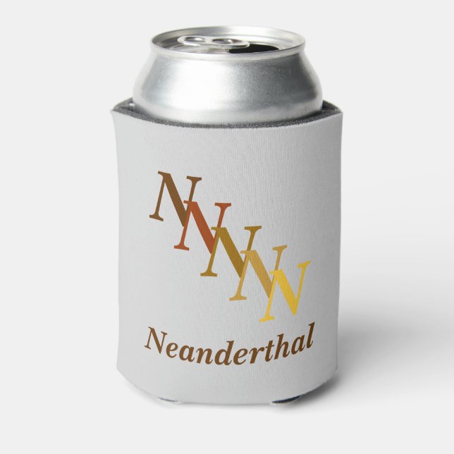 Rafraîchisseur Pour Canette Can Cooler - Nom avec initiales (brwn) (Can Dos)