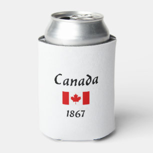 Rafraîchisseur Pour Canette Canada 1867 Ancien drapeau du Balthazar couleur cl