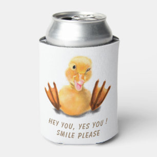 Rafraîchisseur Pour Canette Canard Jouer Wink Can Cooler Smile Cartoon