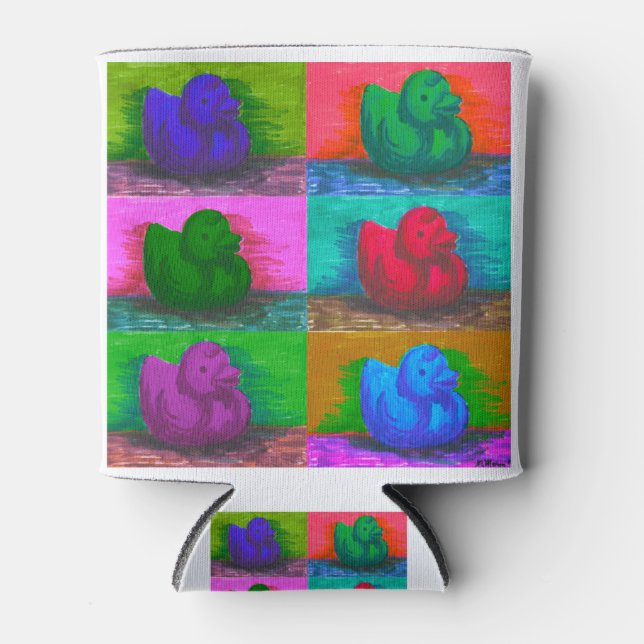 Rafraîchisseur Pour Canette Canards en caoutchouc (Devant)