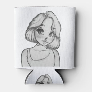 Rafraîchisseur Pour Canette caractère noir blanc