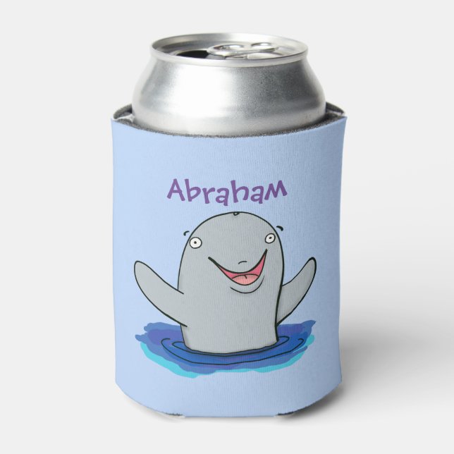 Rafraîchisseur Pour Canette Caricature adorable de marsouin (Can devant)