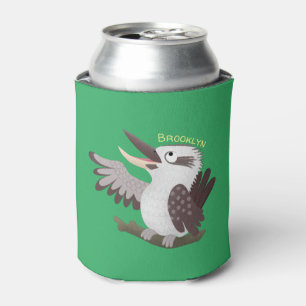 Rafraîchisseur Pour Canette Caricature de kookaburra drôle et drôle