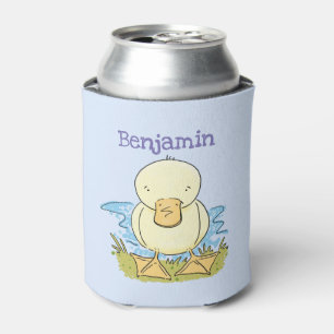 Rafraîchisseur Pour Canette Caricature jaune mignon pour canard bébé