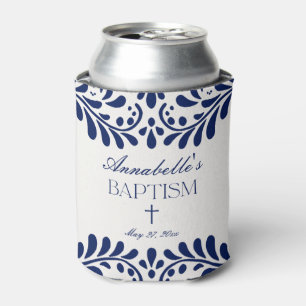 Rafraîchisseur Pour Canette Carrelage Talavera bleu Espagne Fiesta Baptême Fav