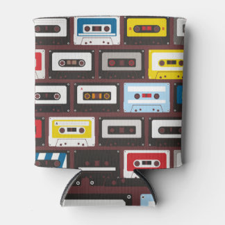 Rafraîchisseur Pour Canette cassettes audio vintages, arrière - plan continu.