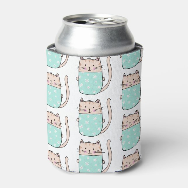 Rafraîchisseur Pour Canette Cat Kitten Kitty Motif (Can devant)