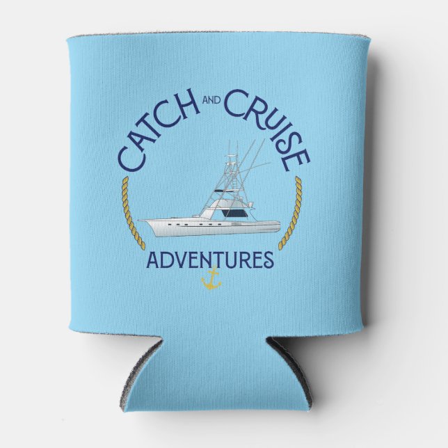 Rafraîchisseur Pour Canette Catch & Cruise Koozie - Destin FL Fishing (Devant)