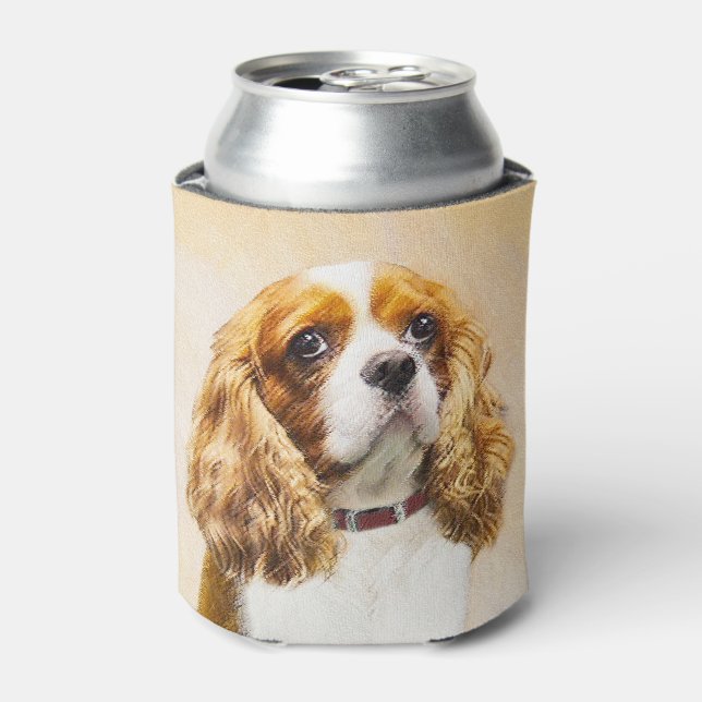 Rafraîchisseur Pour Canette Cavalier King Charles Spaniel Peinture originale (Can devant)