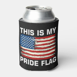Rafraîchisseur Pour Canette C'Est Mon Drapeau De Fierté Drapeau Américain Peut