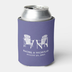 Rafraîchisseur Pour Canette Chaises longues Adirondack Lavender Sombre  Mariag