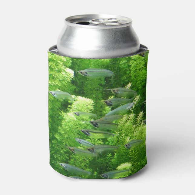 Rafraîchisseur Pour Canette Chalet de poisson d'argent transparent (Can devant)