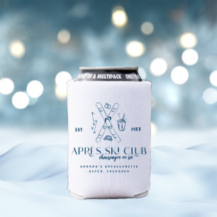 Rafraîchisseur Pour Canette Champagne sur glace   Bachelorette Après Ski