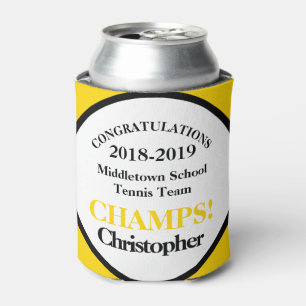 Rafraîchisseur Pour Canette Champion de l'équipe de tennis