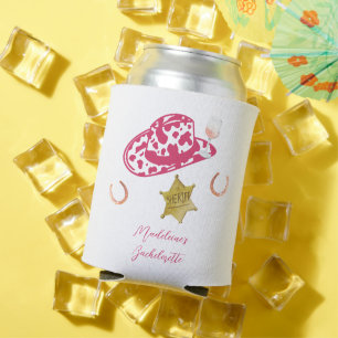 Rafraîchisseur Pour Canette Chapeau de Cowgirl Personnalisé Rose pour Enterrem