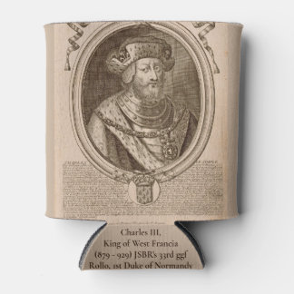 Rafraîchisseur Pour Canette Charles III et Rollo Can Cooler