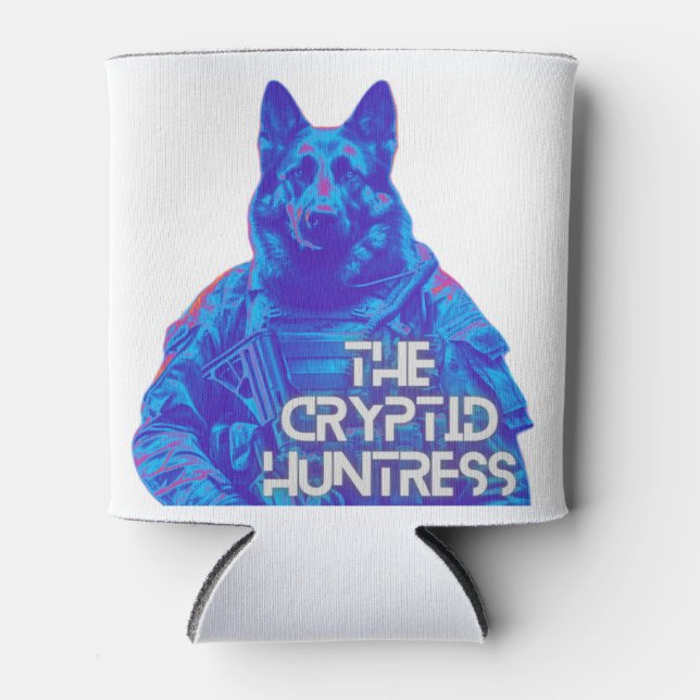 Rafraîchisseur Pour Canette Chasse Cryptid Dogman Soldat Détenteur De Boissons (Devant)