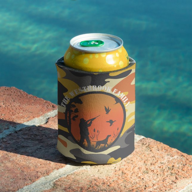 Rafraîchisseur Pour Canette Chasseur de canards et camouflage (Piscine in situ)