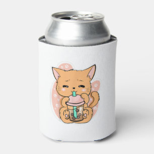 Rafraîchisseur Pour Canette Chat Boba Tea Bubble Tea Anime Kawaii Neko de mign