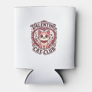 Rafraîchisseur Pour Canette Chat de la Saint-Valentin Dessin drôle pour amateu