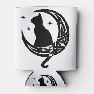 Rafraîchisseur Pour Canette Chat de lune Lune celtique