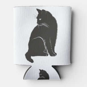 Rafraîchisseur Pour Canette Chat Shadow Silhouette Animal noir