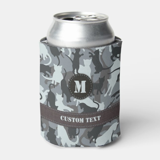 Rafraîchisseur Pour Canette Chats Camouflage urbain (Can devant)