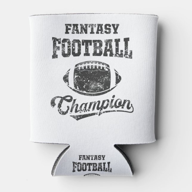 Rafraîchisseur Pour Canette Chemise Champion De Football Imaginaire Pour Homme (Devant)