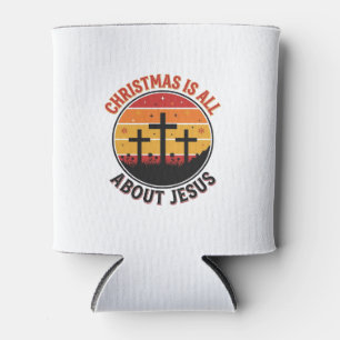 Rafraîchisseur Pour Canette Chemise Christian Noël Jésus Coucher de soleil Cro