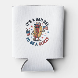 Rafraîchisseur Pour Canette Chemise de gravure vintage de hot dog patriotique 