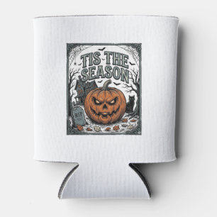 Rafraîchisseur Pour Canette Chemise Vintage Halloween Citrouille Chat C'est La