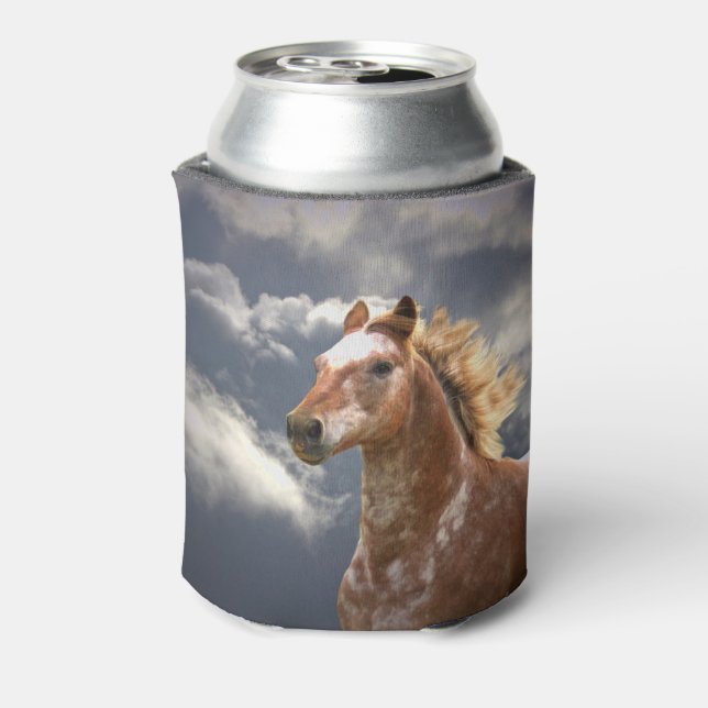 Rafraîchisseur Pour Canette Cheval Appaloosa courant dans les nuages (Can Dos)