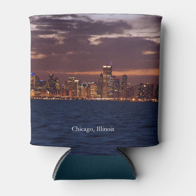 Rafraîchisseur Pour Canette Chicago Skyline Can Cooler (Devant)