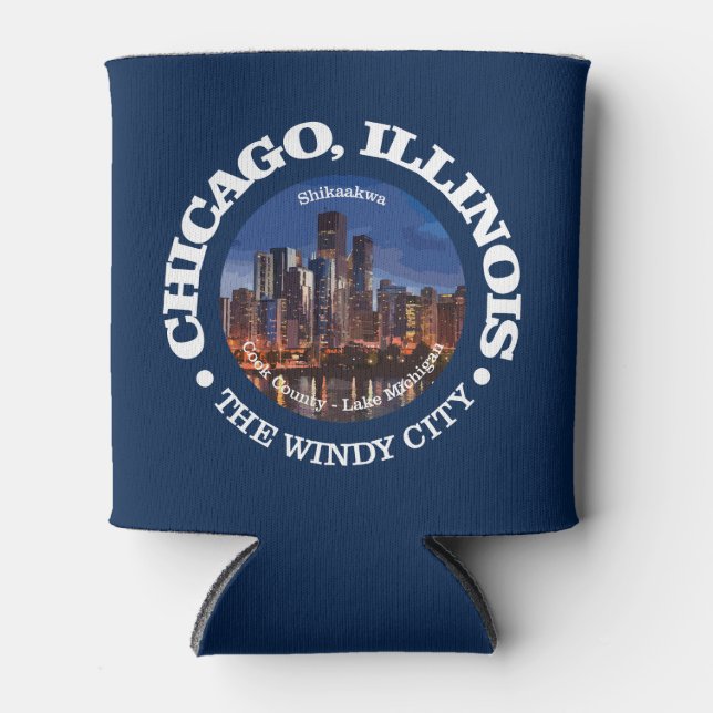 Rafraîchisseur Pour Canette Chicago (villes) (Devant)