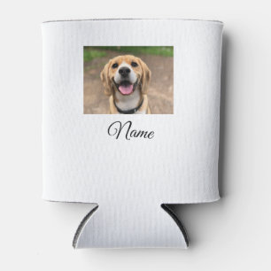 Rafraîchisseur Pour Canette Chien chat photo ajouter le nom de l'animal de com